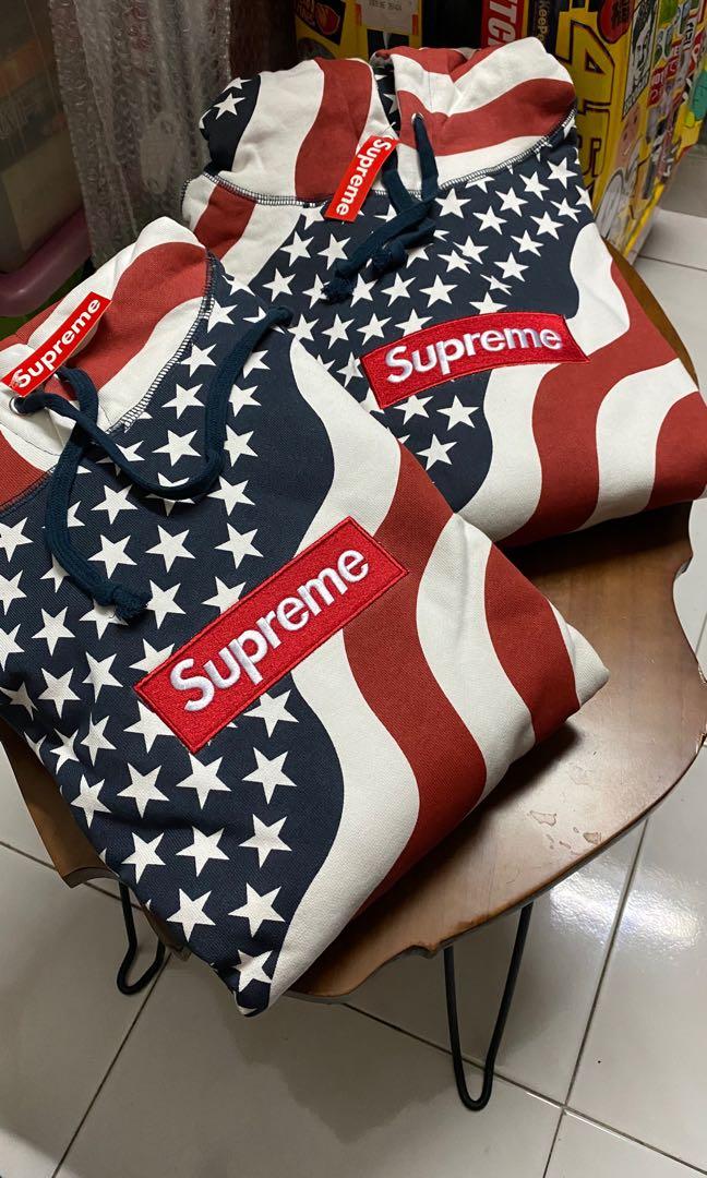 supreme box logo pullover hoodie multi