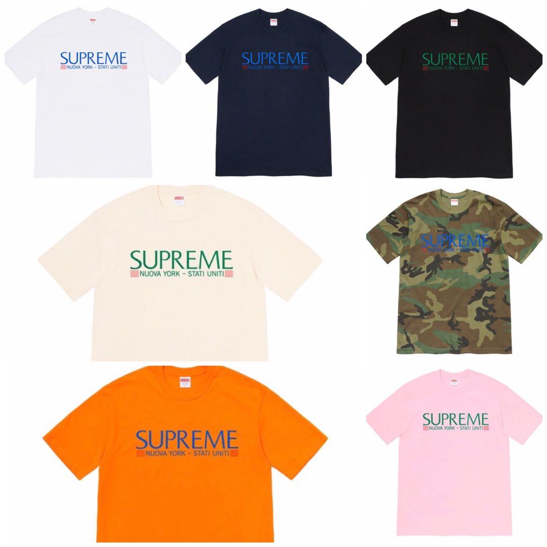 Supreme fw20 nuova york tee, Men's 