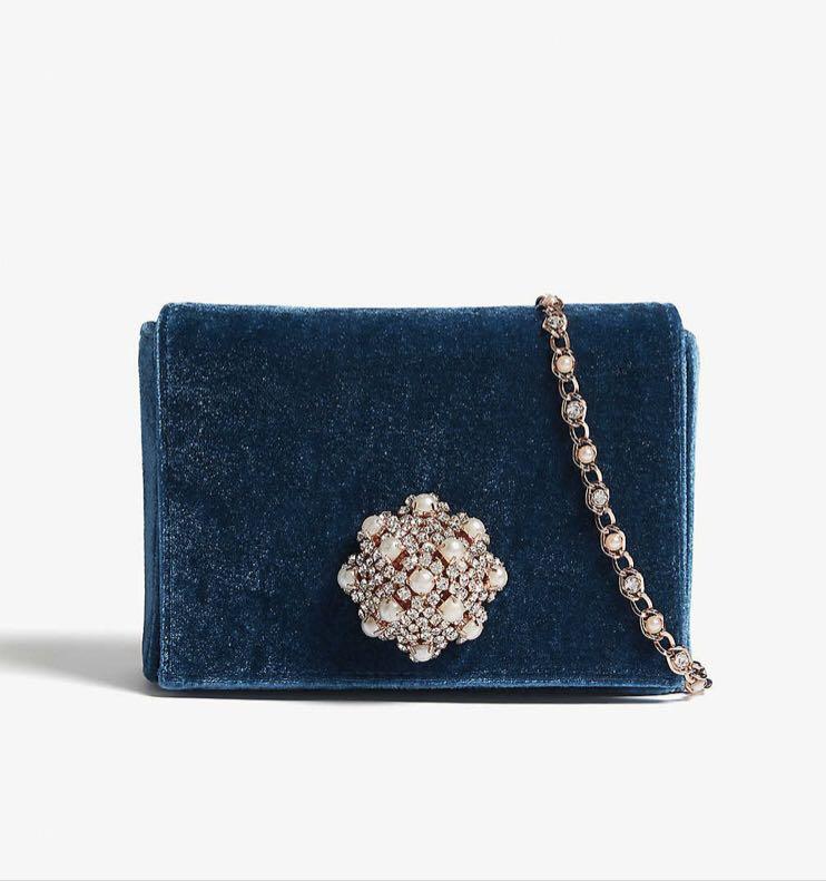 ted baker velvet bag