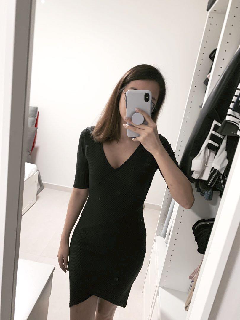 Temt black dress cheap