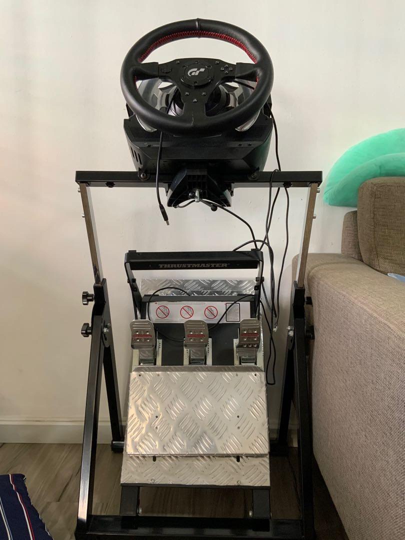 Thrustmaster T500RS with T3PA Pro Pedal set and Next Level Racing wheel  stand, Video Gaming, Video Game Consoles, Others on Carousell