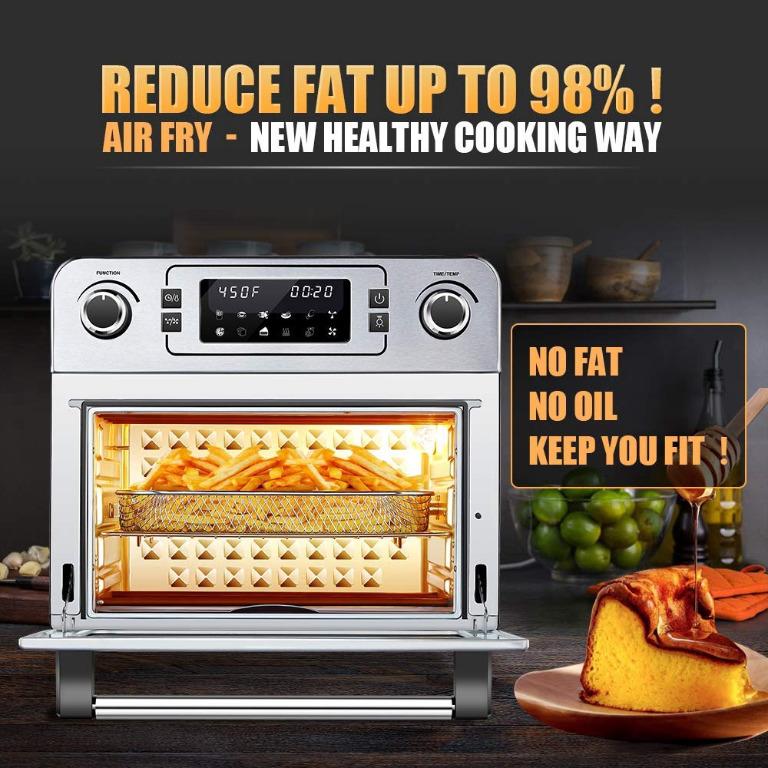 Toaster Oven Aobosi Electric Air Fryer Oven Toaster Air Fry Convection Oven Digital Countertop Rotisserie Oven Multi Function 10 In 1 Toast Bake Broil Roast Dehydrate 24qt Large Recipe 1700w Electronics Others On Carousell