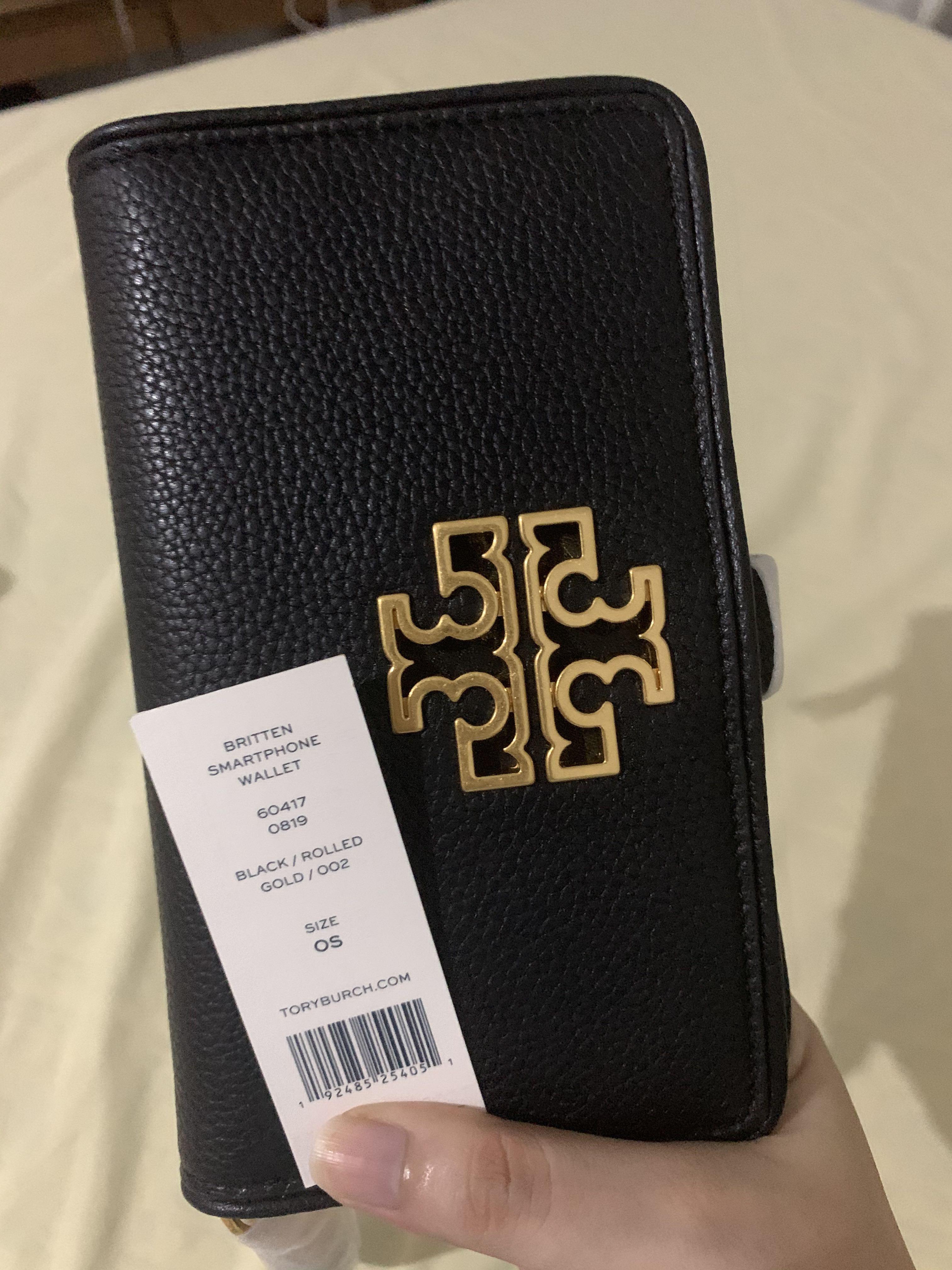 Tory Burch Britten Smartphone Wallet, Luxury, Bags & Wallets on Carousell
