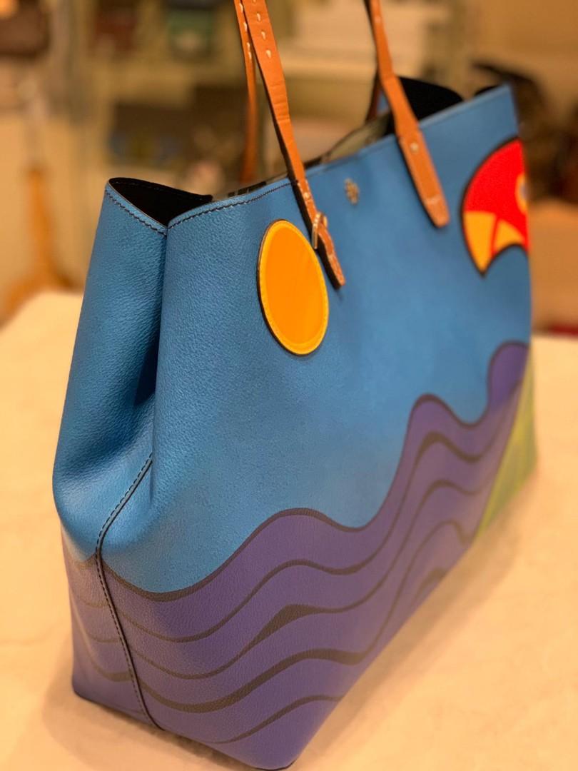 Tory Burch kerrington Parrot Tote Luxury Bags Wallets on Carousell