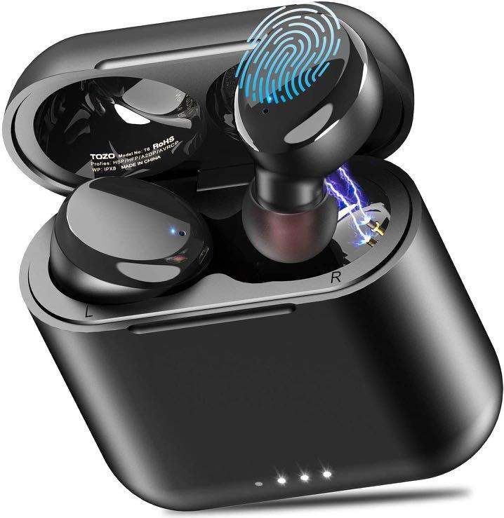tozo earbuds volume control