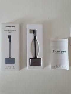 UGREEN - type c adapter to 3.5mm and type c charger