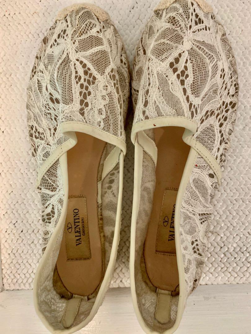 Valentino 2025 lace espadrilles