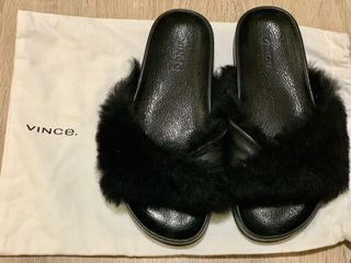 vince fur slides