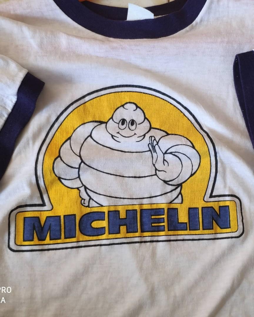 Vintage Michelin Tshirt, Men's Fashion, Tops & Sets, Tshirts & Polo ...