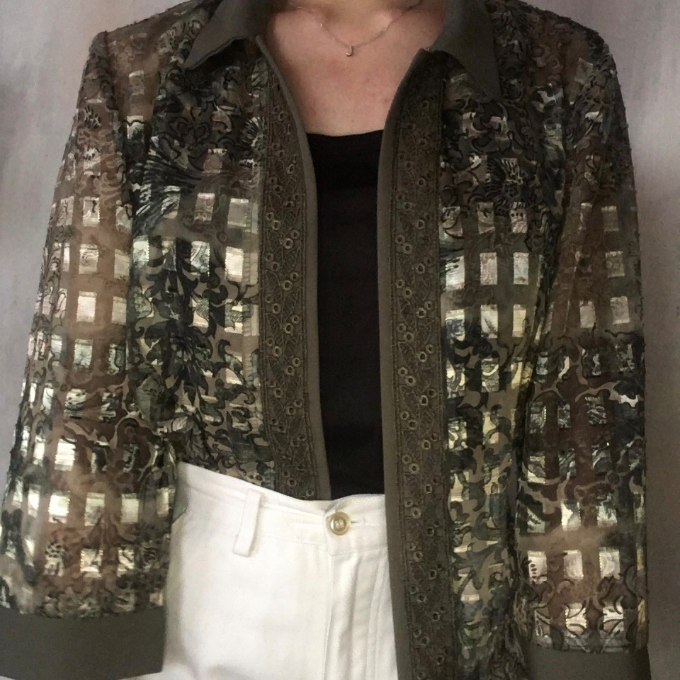 see through cardigan