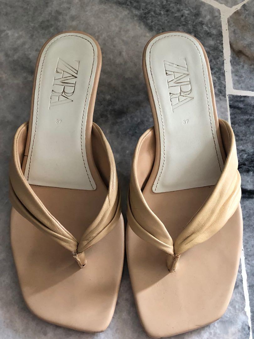 Zara store thong sandals