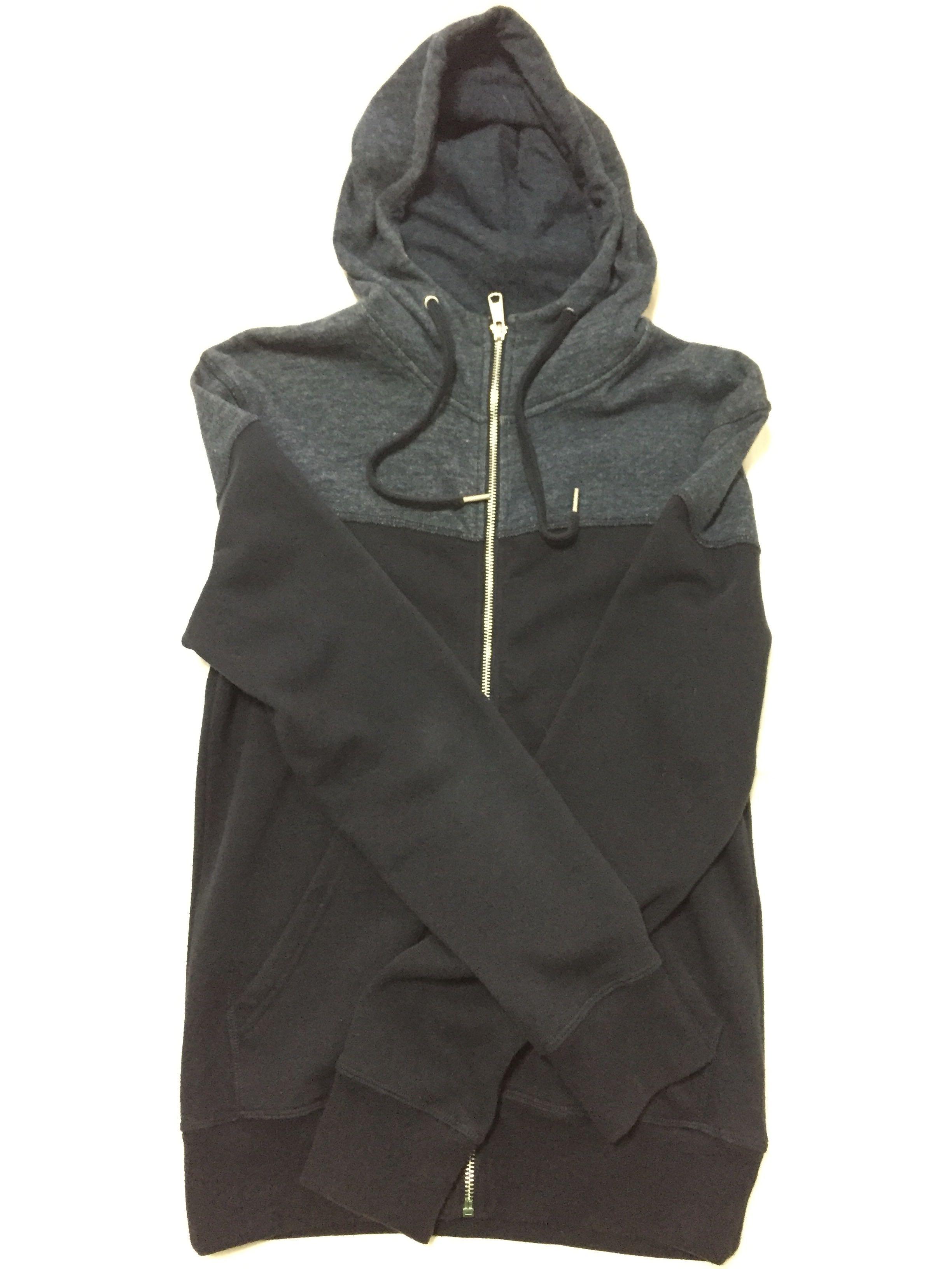 H M 2 Tone Hoodie Xs Women S Fashion Clothes Outerwear On Carousell