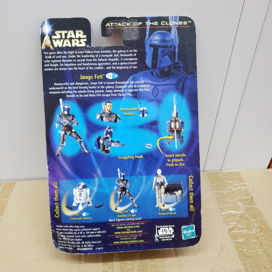 星球大戰Star Wars Attack of the Clones Jango Fett 3.75''Figure J