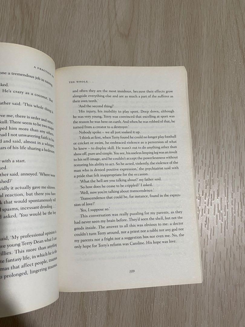 A Fraction Of The Whole By Steve Toltz Books Stationery Fiction On Carousell