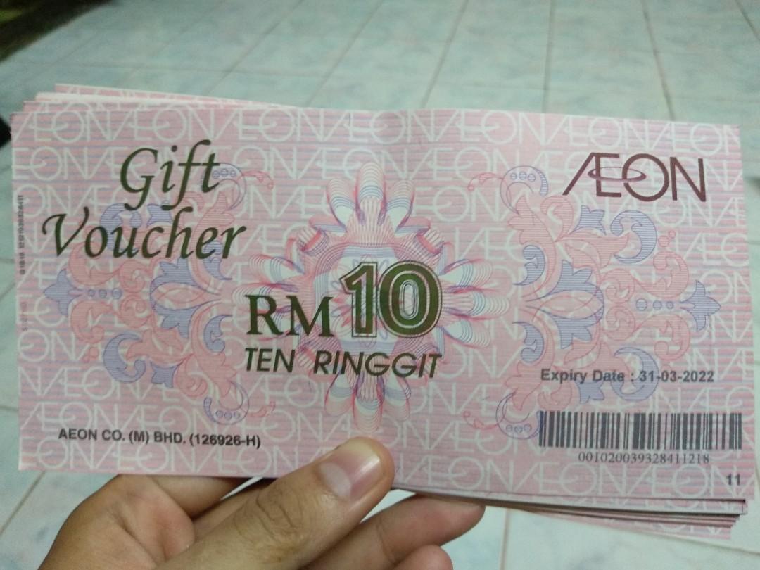 Aeon Voucher worth RM200, Tickets & Vouchers, Vouchers on Carousell