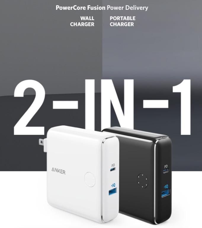 Anker Powercore Iii Fusion 5k Pd 18w Usb C 2 In 1 Iphone 11 Mobile Phones Tablets Mobile Tablet Accessories Power Banks Chargers On Carousell