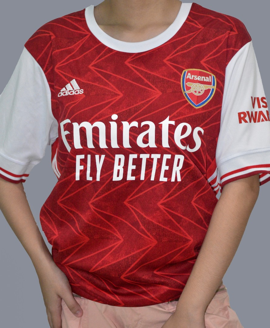 arsenal red and white jersey