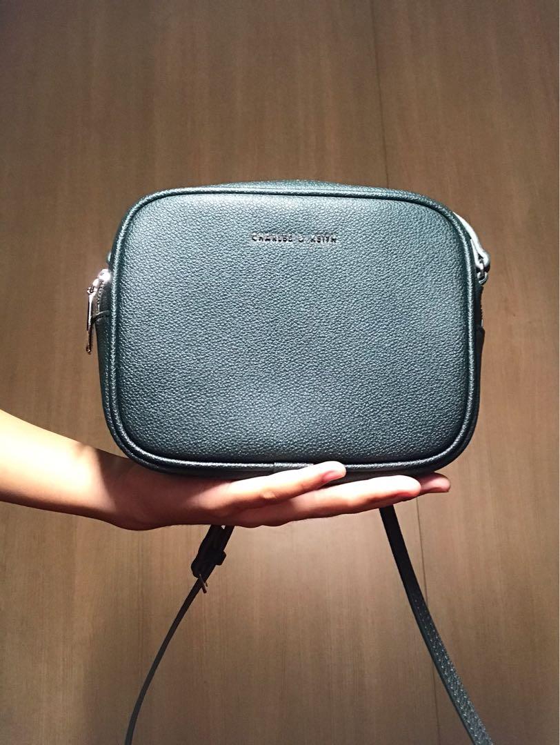 Authentic Charles Keith Green Sling Bag Women S Fashion Bags Wallets Sling Bags On Carousell