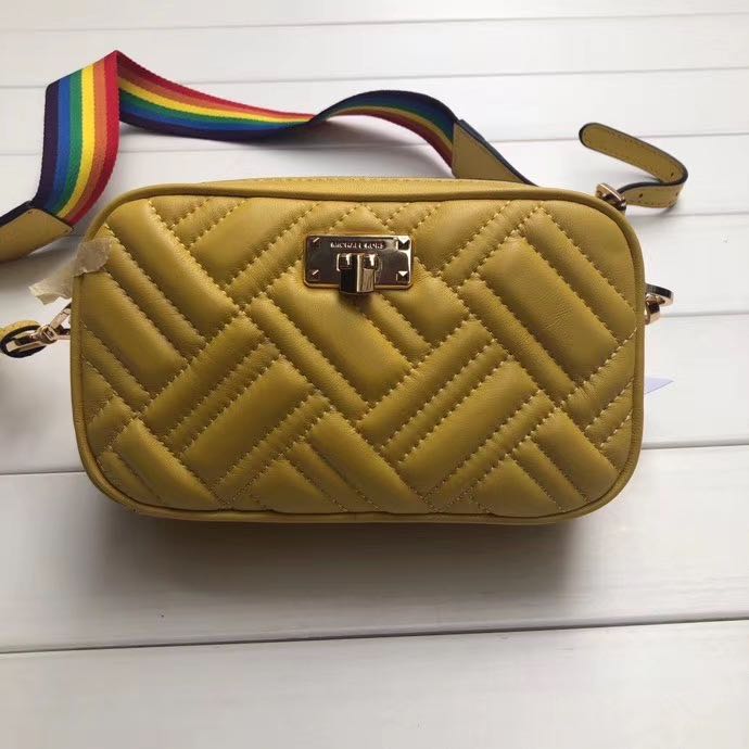 Authentic Michael Kors Peyton Camera Bag Rainbow Women s