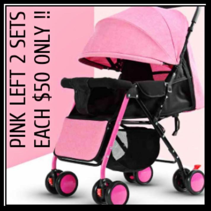 pink strollers