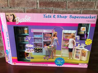 barbie talk and shop supermarket