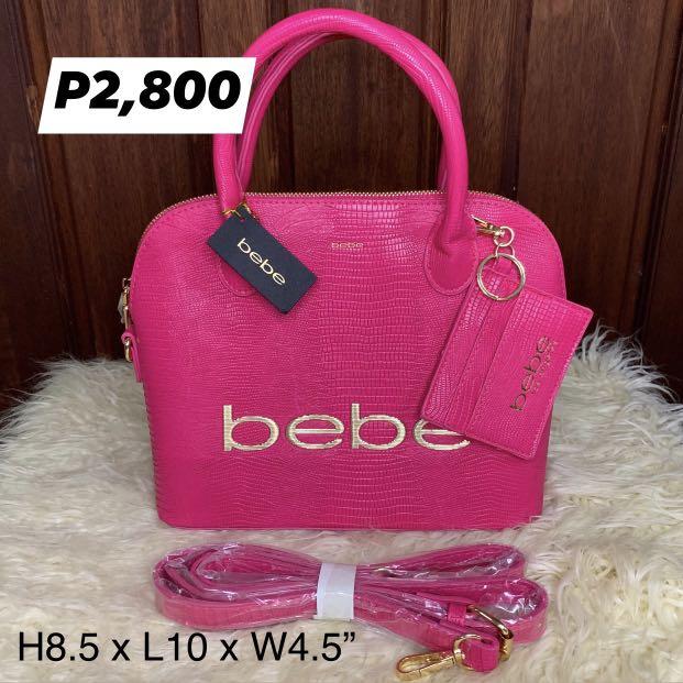 Pink bebe purse sales