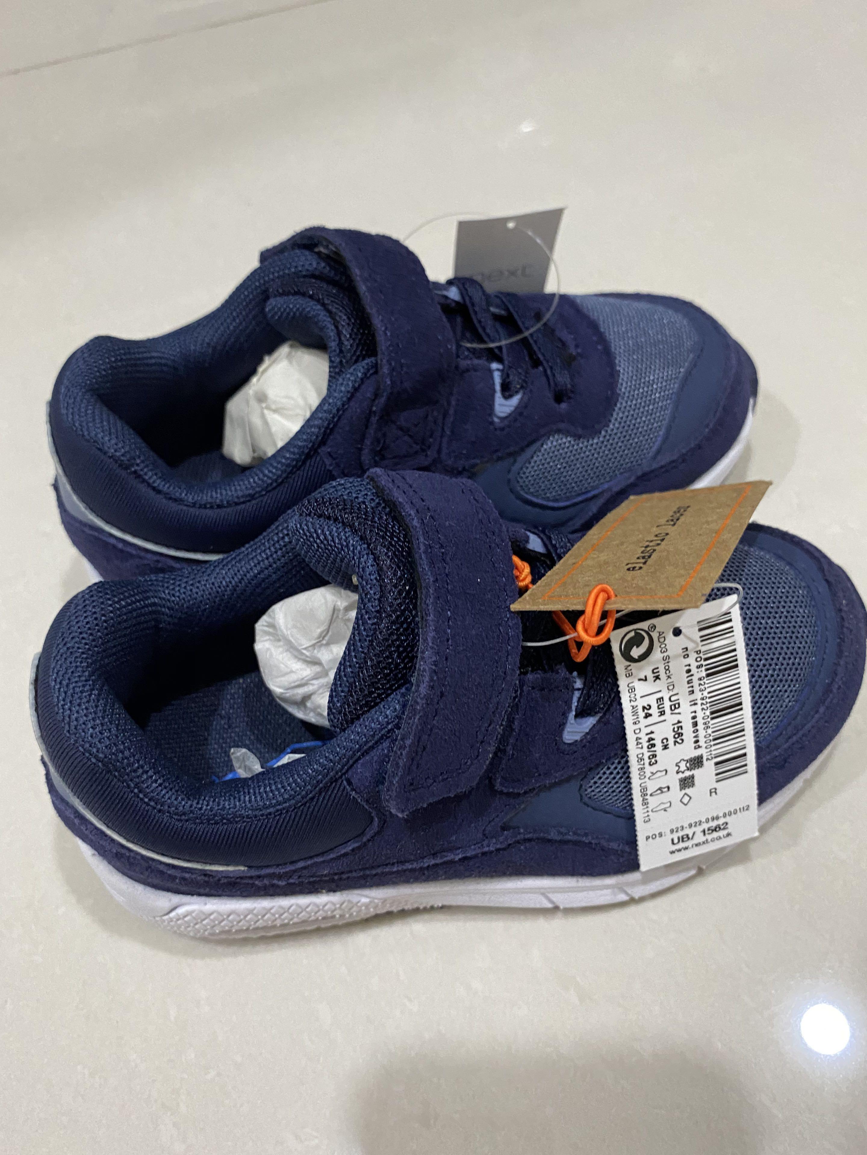 BN Next UK Blue Navy Sneakers Trainers 