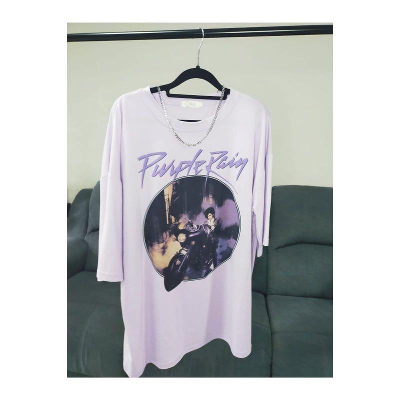 BN Purple Rain T Shirt Women s Fashion Tops Shirts on Carousell