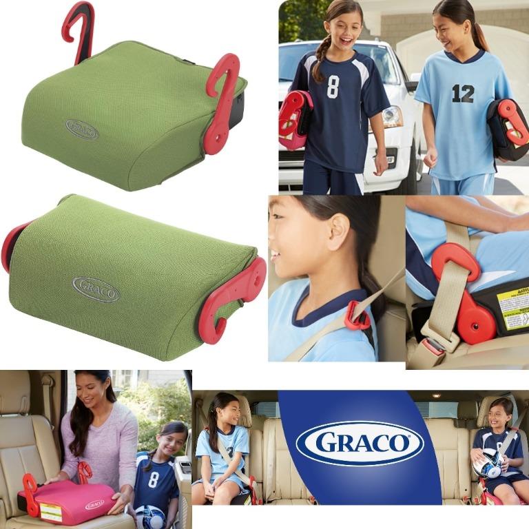 BNIB Graco Turbo GO Folding Backless Booster Car Seat Sapphire Pink McKenna Green Kirby Pink
