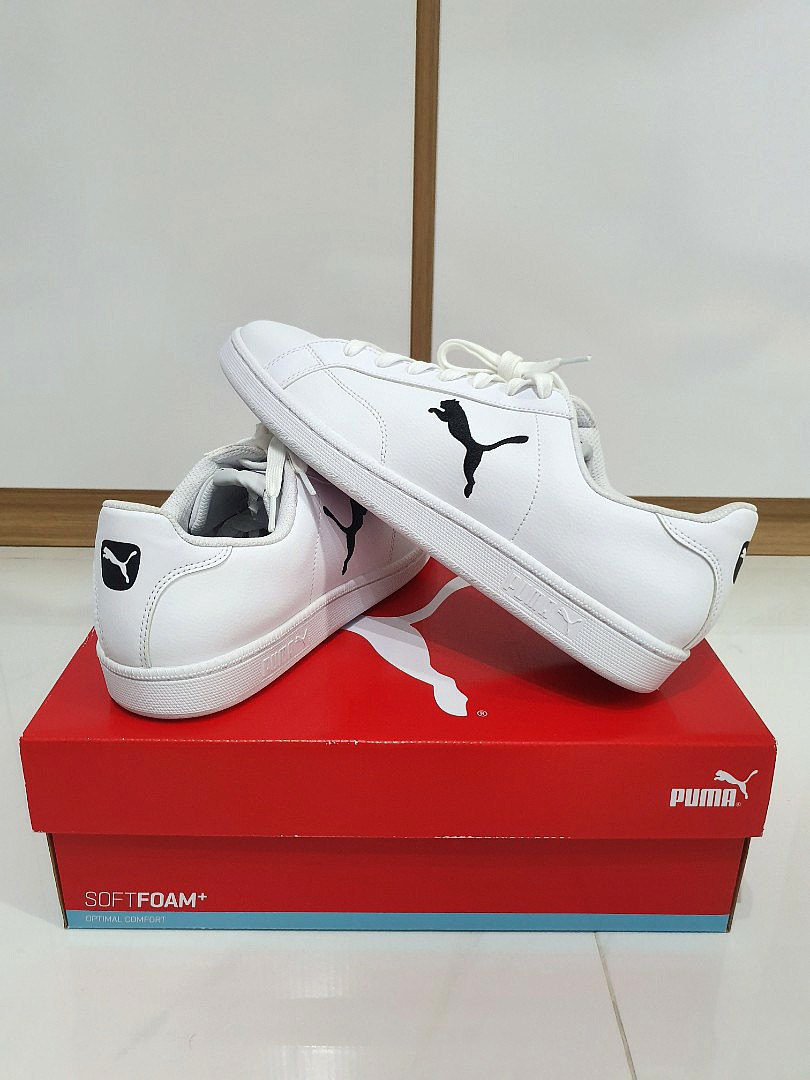 Puma Smash Cat L Sneaker White-Black 