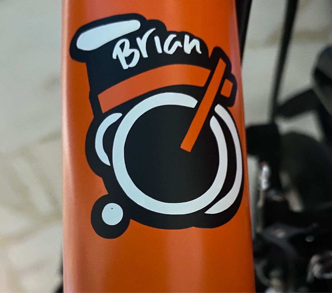 brompton stickers