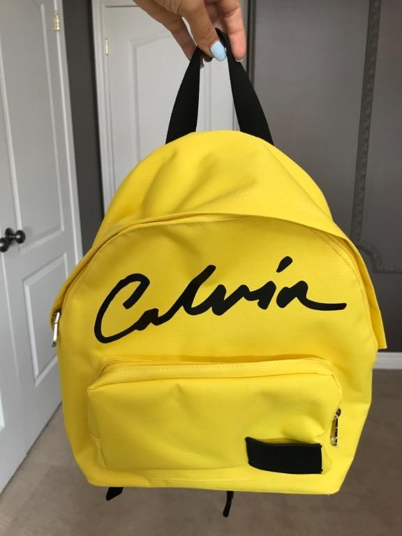 Calvin klein yellow bag store