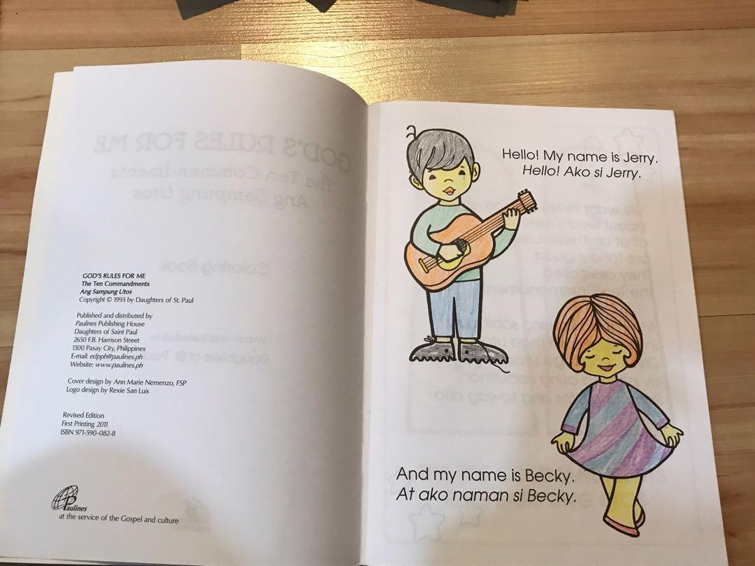 ✝️ Catholic Children’s Coloring Books (Category: Children's Books) located in Makati City. Submitted by ukaymom (Listing ID 1030536668, Image 3). Description: God’s Lil Artist Series P30 each Bought each for P40-45 (price at back) A couple or so pages already colored..