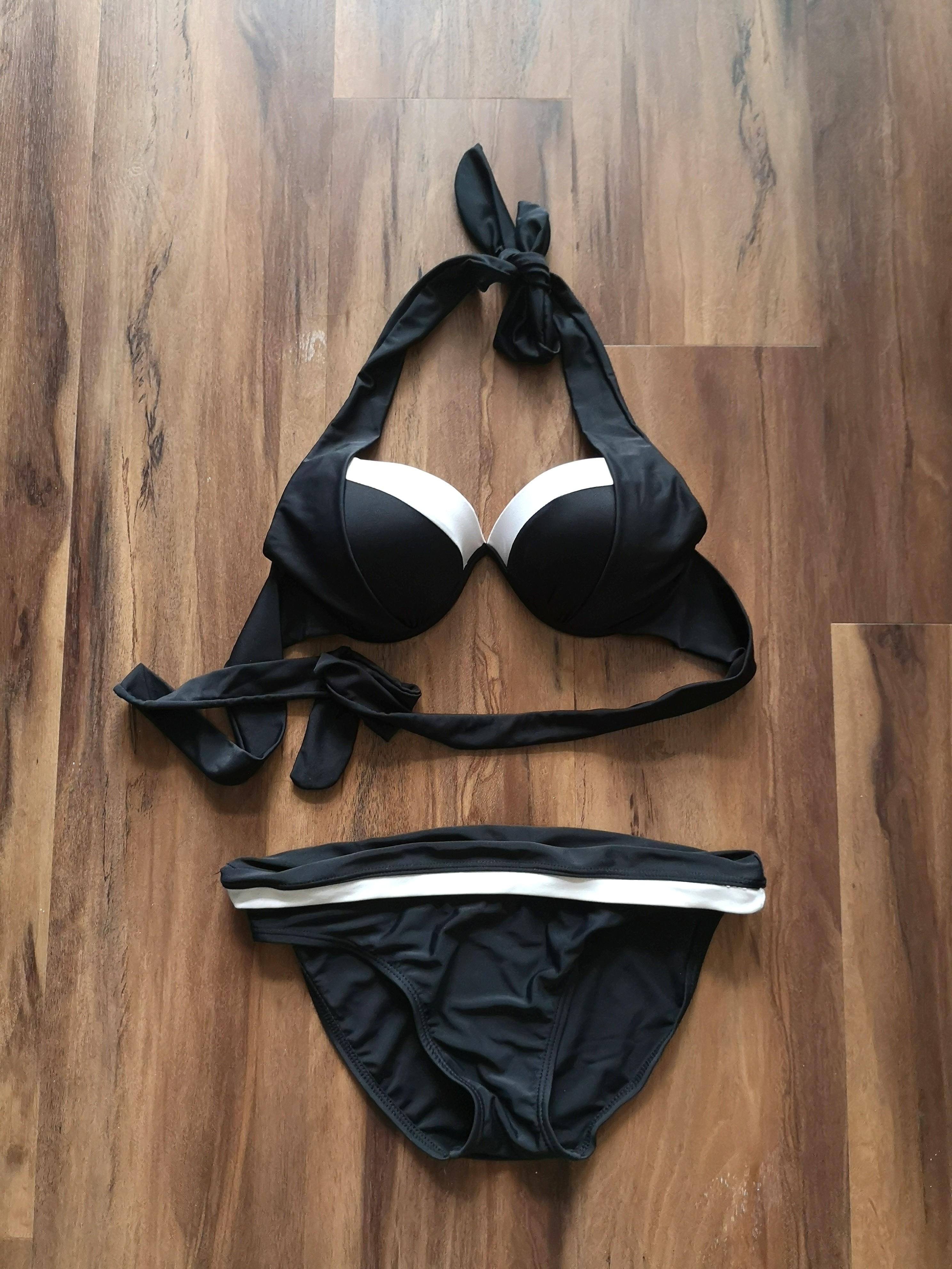 Black and white bikini set Clearance