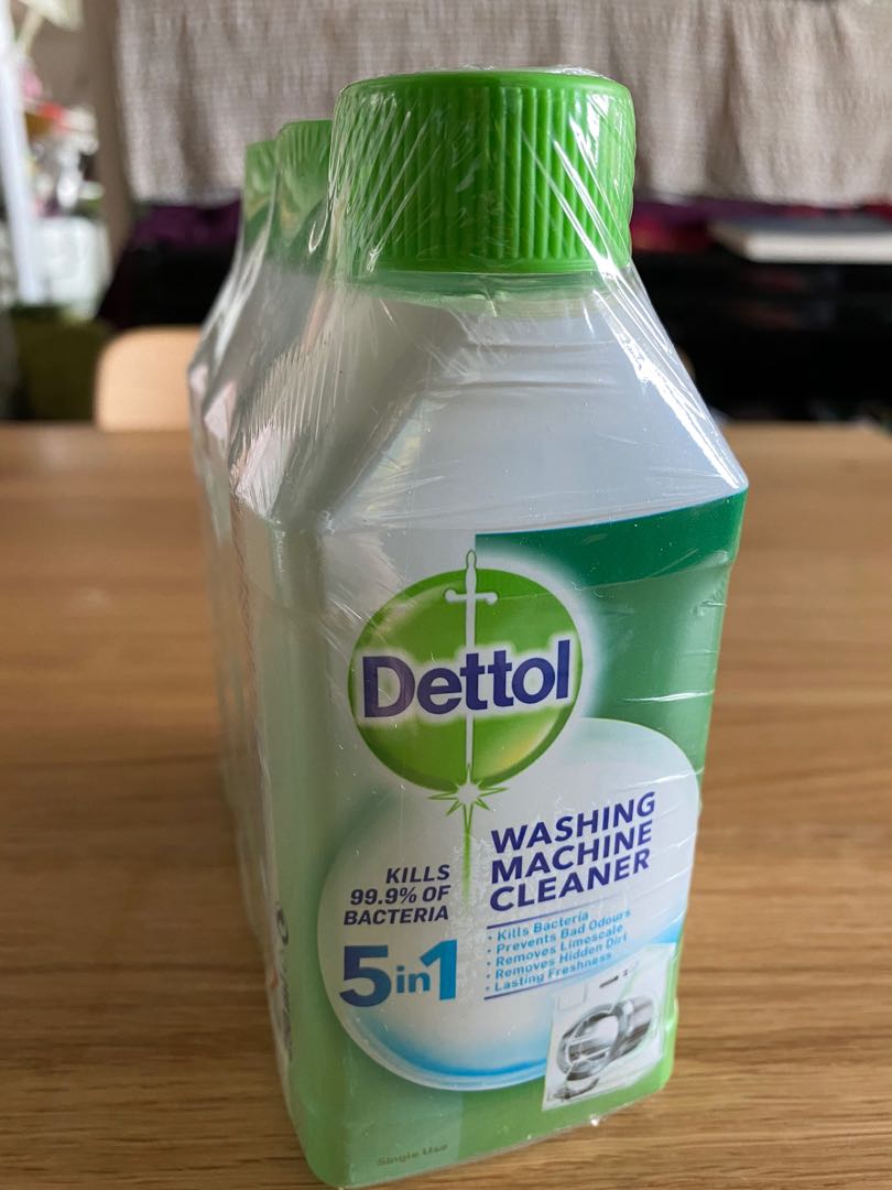 Dettol washing machine cleaner, 家庭電器, 洗衣機及乾衣機 Carousell
