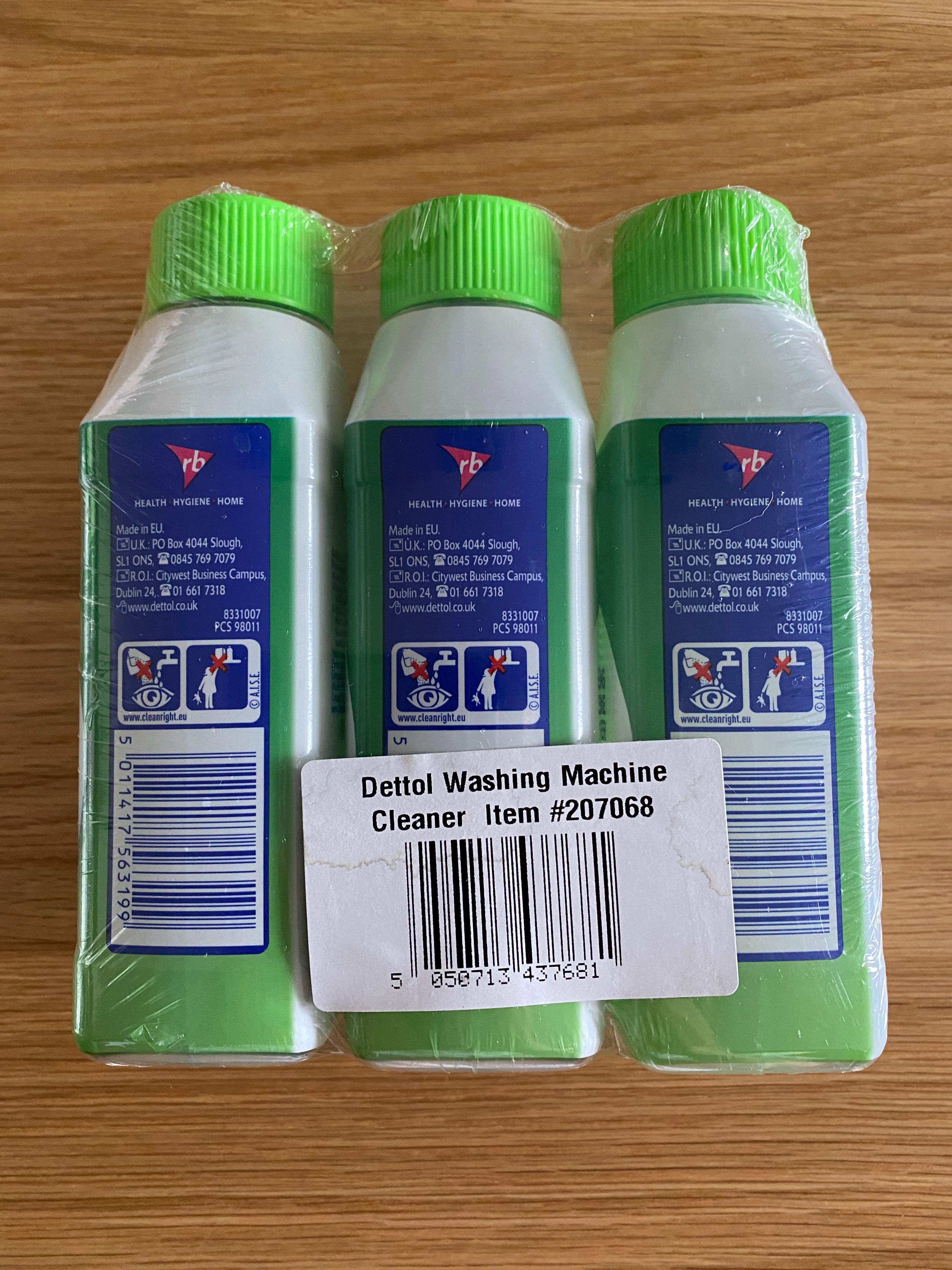 Dettol washing machine cleaner, 家庭電器, 洗衣機及乾衣機 Carousell