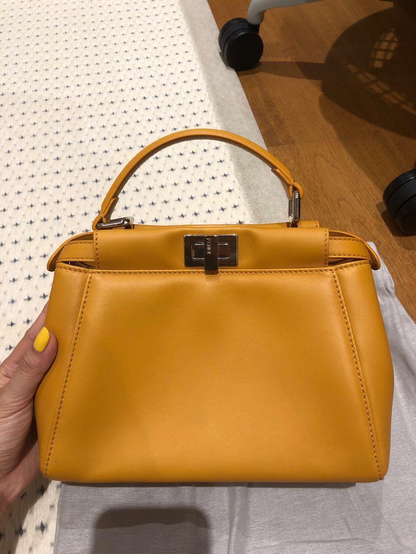 Fendi peekaboo sales orange