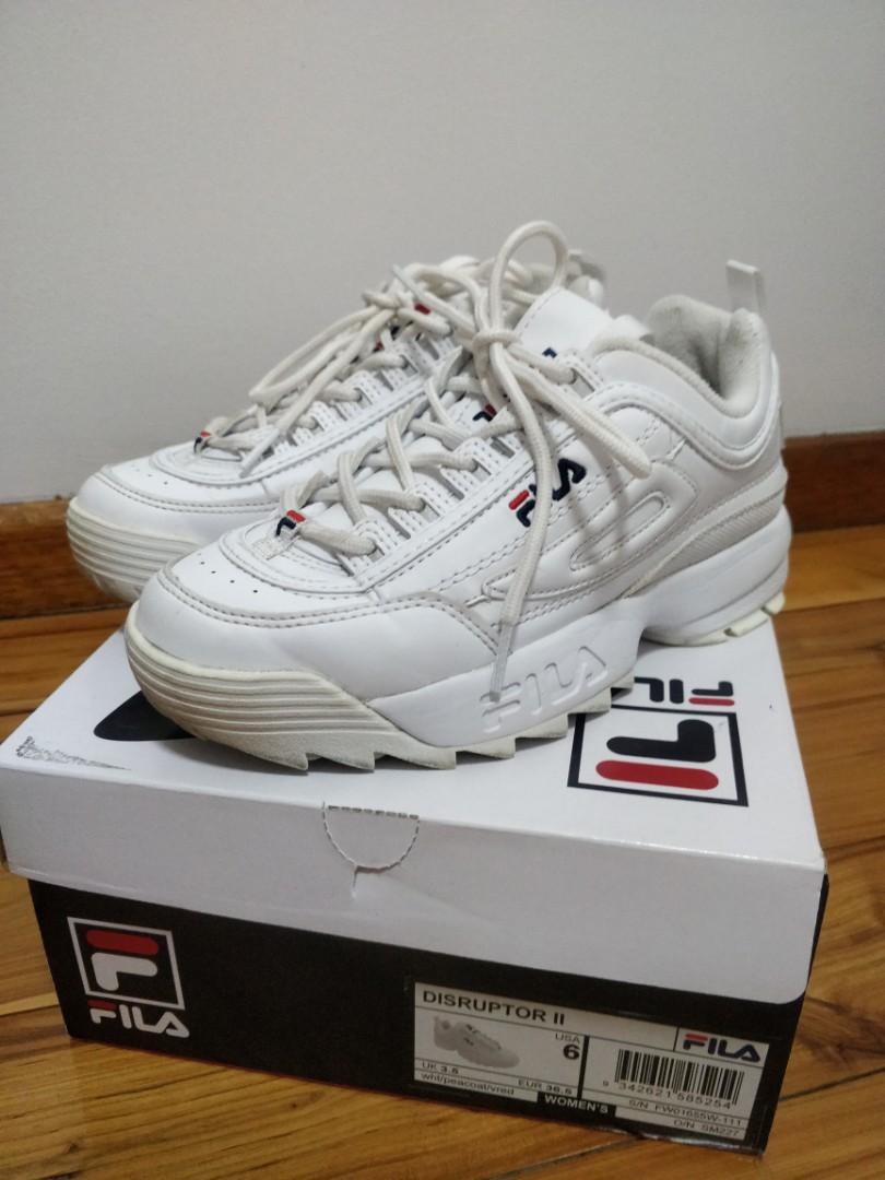 fila disruptor size 6