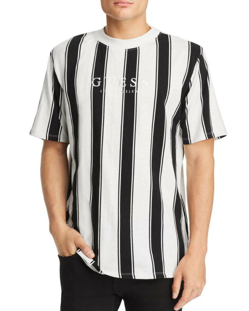 Guess white and hot sale black shirt