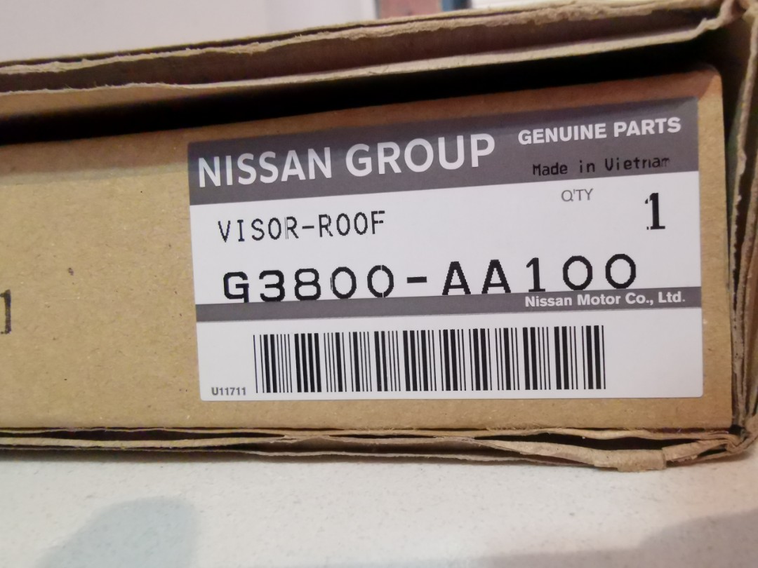 NEW Nissan OEM G3800-AA100 Door Visor for BNR34 & ER34, Car Accessories