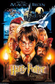 HARRY POTTER and the Sorcerer's Stone Movie Poster (Officially Licensed Reprint) | FREE SHIPPING