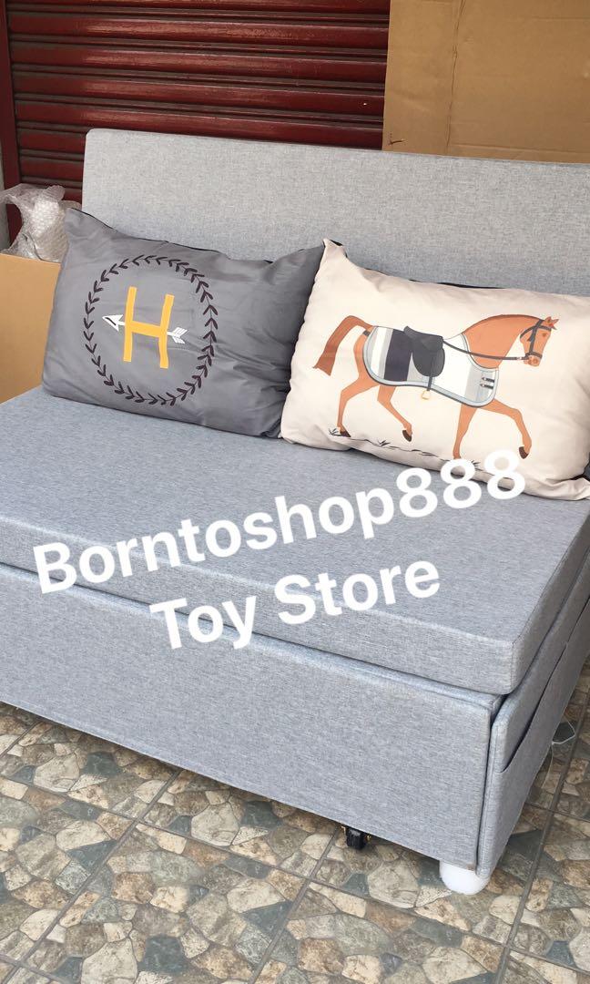 High Quality Gray Sofa Bed SEMI DOUBLE, QUEEN BED, KING BED (Category: Sofas) located in Manila. Submitted by borntoshop888_rechargeables (Listing ID 1030348530, Image 2). Description: 💕💕💕💕💕💕💕💕 3 in 1 Folding Sofa Bed #8008 High quality GRAY ONLY!!! With pillows and covers Size: 100cm x 190cm SINGLE (1 person) - php 11,999 only! Size: 120cm x 190cm SEMI-DOUBLE (1-2 persons) -php 12,999 only! Size : 150cm x 190cm (2 adult 1 child) -php 149