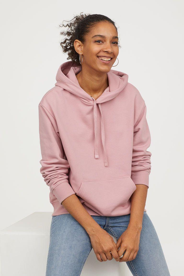 Dust pink hoodie Sale