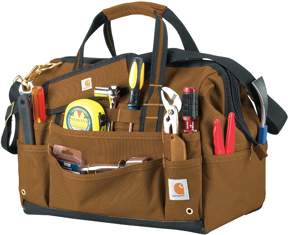 (HOT) Carhartt Legacy Tool Bag 16Inch, Carhartt Brown, Everything Else