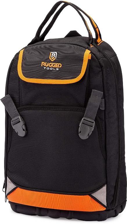 HOT Rugged Tools Tradesman Tool Backpack 28 Pocket Heavy Duty