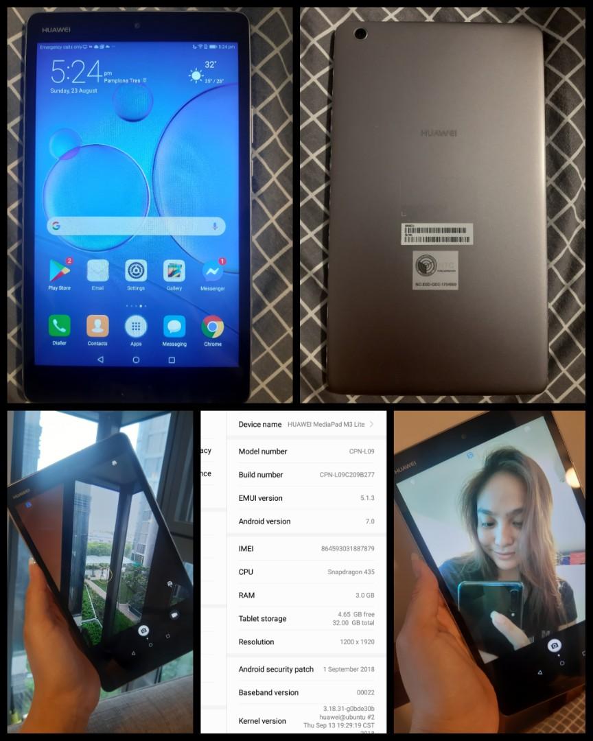 Huawei Mediapad M3 Lite Mobile Phones Tablets Tablets On Carousell