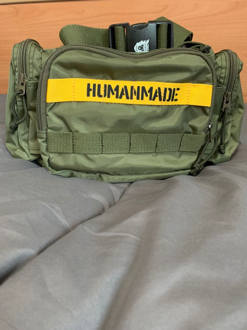 Human made military waist bag store