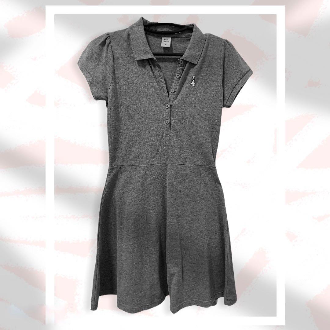 grey polo dress