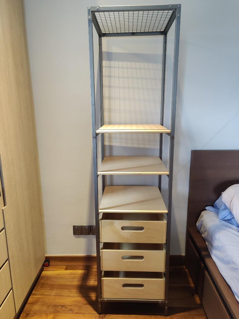 Ikea Veberod Shelf And Draw Unit Furniture Shelves Drawers On Carousell