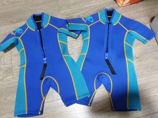 Insulated thetmal swim suit